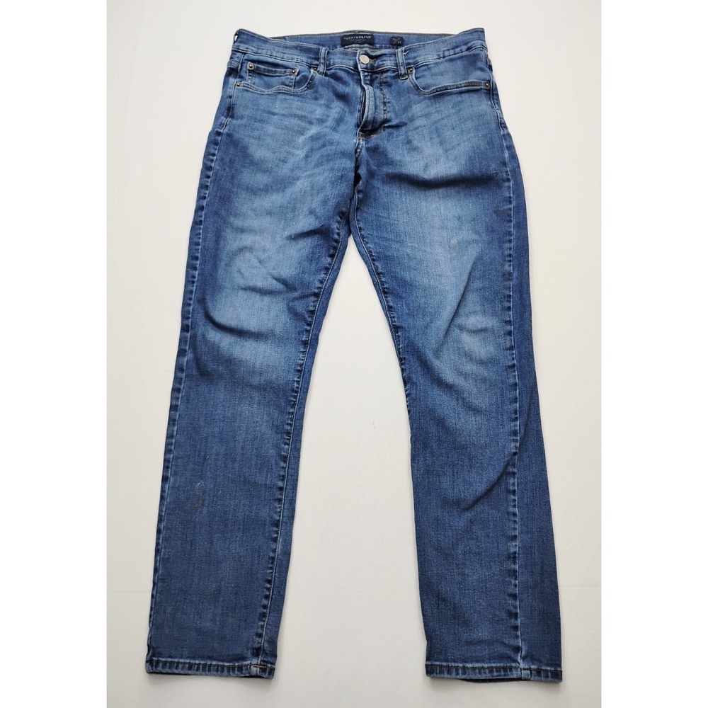 Lucky Brand Jeans Men 32x32 Blue 412 Athletic Slim Medium Wash Work Stretch